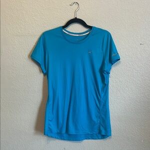 Nike Blue Fitted Short Sleeve T-Shirt
